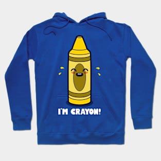 Funny Cute Kawaii Crying Crayon Cartoon Hoodie